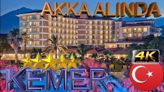 4K KEMER  AKKA ALINDA HOTEL 2024 KIRIS  GOOD BEACH RESORT ANTALYA TURKEY