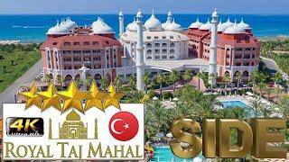 4K SIDE ROYAL TAJ MAHAL HOTEL 2024 S GOOD BEACH RESORT EVRENSEKI ANTALYA TURKEY