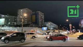 Водители встали в многокилометровых пробках в Мурманске
