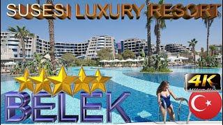 4k SUSESI LUXURY RESORT 2024 BELEK ЛИЧНОЕ МНЕНИЕ  GOOD BEACH HOTEL ANTALYA TURKEY