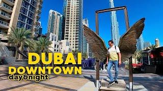 Отдых в Дубае 2024 I Бурдж-Халифа и достопримечательности Downtown Dubai I Прогулка днем и ночью