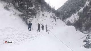 В горах Дагестана сошла лавина