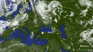 Черноморский циклон заливает Восточную Европу! Непогода: Кавказ, Каспий, Урал, Алтай, Сибирь, Китай.