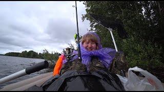 Рыбалка на озере Суоярви ,  обзор лодки - Intex Excursion-3 Set