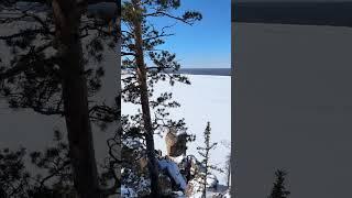 Вид на Лену с зимних ленских столбов ❄️❄️❄️