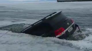 Спасение Двухсотого Ленд Крузер на Байкале в Бурятии смотреть до конца!!! Titanic 2 нервно курит