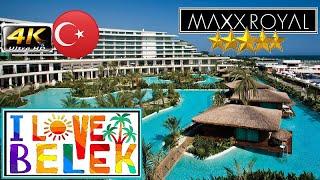 4K MAXX ROYAL BELEK GOLF RESORT 2024  GOOD BEACH HOTEL ANTALYA TURKEY