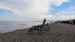 Выдрино, Байкал, пляж в июле 2023