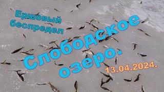 Зимняя рыбалка весной на озере Слободском. 13.04.2024. Ерши задолбали!