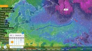 Вторжение арктического воздуха на Урал и Западную Сибирь с 4-5 марта. Прогноз погоды