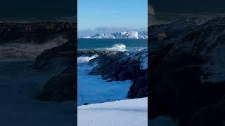 На краю Земли, Кольский полуостров, Териберка #teriberka #north #winter #snow #arctic #ocean #sea