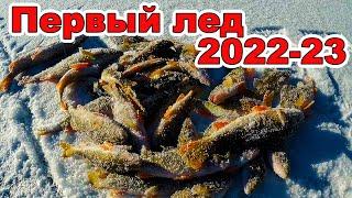 ПЕРВЫЙ ЛЕД 2022-2023. Первый лед окунь. Открытие зимнего сезона.