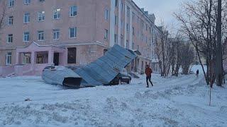 Последствия урагана в Кировске