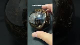Астрофиллитовый шар, сплошной. Хибины, Кольский полуостров, Россия