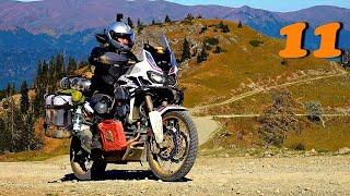 Путешествие в Индию на мотоцикле: еду из Грузии в Армению. Догнала полиция часть 11