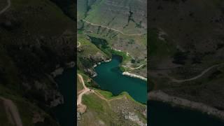 Озеро Гижгит сверху. #Кавказ #КБР #duster2021 #Гижгит #travel #красивыеместа
