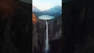 Водопад Мардалсфоссен // Чудеса и красоты Норвегии #shorts #short #путешествия