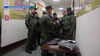 Еще одна группа мобилизованных северян из Мурманской области готовится к службе