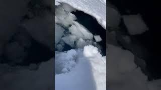 Провалились под лед 