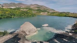 Малая долина гейзеров и водопад Спокойный, Камчатка, август 2021