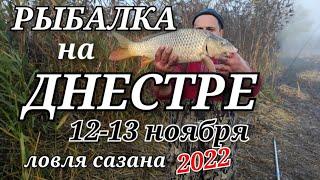 Рыбалка на Днестре 2022 /12-13 ноября 2022 /ловля сазана