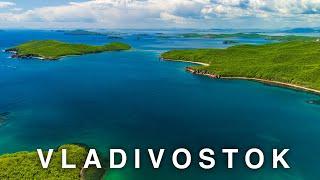 Природа Владивостока: остров Русский, мыс Тобизина, маяк Токаревского и Японское море | 4K видео