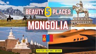 MONGOLIA Travel 2024  | Top 5 Beautiful Places To Visit In Mongolia.