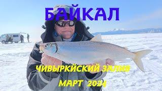 Рыбалка на Байкале. Чивыркуйский залив. Март 2024.
