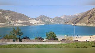 Путешествие по Северному Кавказу- Высокогорное озеро Кезенойам- Катание на катамаране
