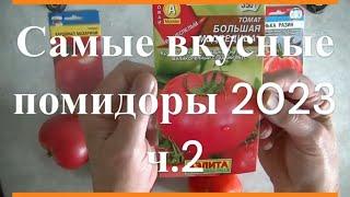 Самые вкусные помидоры сезона 2023 Ч. 2. Красные и розовоплодные томаты.