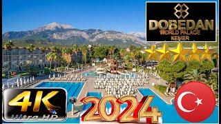 4K DOBEDAN WORLD PALACE KEMER 2024 KIRIS ЛИЧНОЕ МНЕНИЕ GOOD BEACH RESORT ANTALYA TURKEY