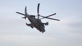 Попытка атаковать из ПТРК Стугна вертолет Ка-52 России