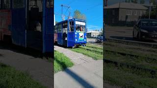 Поездка на 71-605М3 [№145] по 4 маршруту #иркутск #tram #трамвай #иркутскийтрамвай