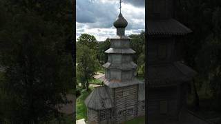 Красивые деревянные храмы России #родина #россия #путешествия #церковь #храм #православие #природа