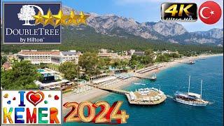 4K DOUBLE TREE BY HILTON ANTALYA KEMER 2024 ЛИЧНОЕ МНЕНИЕ HOTEL GOOD BECH RESORT TURKEY