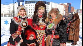 Национальные костюмы в Якутии: шествие 5 марта 2023 года