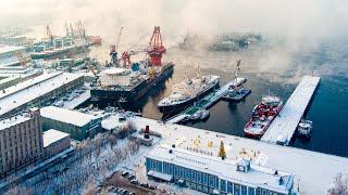 Мурманск 2023, Североморск 2018 -  аэросъёмка