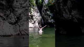 Агурские водопады в Сочи. Краснодарский край #shorts  #путешествия  #кавказ