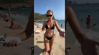 Привез девушку на пляж в Турцию, а она разозлилась. #shorts #аланья