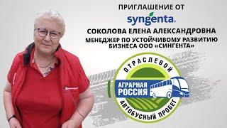 Елена Соколова (Syngenta) приглашает в автобусный пробег 1-4 августа!