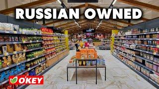 Russian (Owned) TYPICAL Supermarket Tour: O'KEY Supermarket